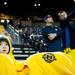 Michigan fan Colin Schaeffer, six, watches warm ups before the game against Penn State on Sunday, Feb. 17. this is his first basketball game. Daniel Brenner I AnnArbor.com